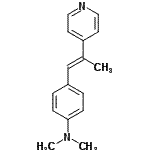 CAS#: 18150-14-6, N,N-Dimethyl-4-[(1E)-2-(4-Pyridinyl)-1-Propen-1-Yl]Aniline