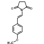 CAS#: 181827-91-8, 1-[(E)-2-(4-Methoxyphenyl)Vinyl]-2,5-Pyrrolidinedione