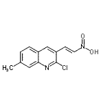 CAS#: 182050-17-5, 2-Chloro-7-Methyl-3-[(E)-2-Nitrovinyl]Quinoline