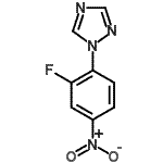 CAS 登录号：182060-01-1， 1-(2-氟-4-硝基苯基)-1H-1,2,4-三唑