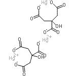 CAS#: 18211-85-3, Mercury 2-Hydroxy-1,2,3-Propanetricarboxylate (3:2)