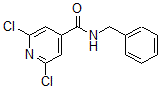CAS#: 182224-71-1, 2,6-Dichloro-N-(Phenylmethyl)-4-Pyridinecarboxamide