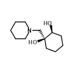 CAS 登录号：182277-77-6， (1S,2S)-1-(1-哌啶基甲基)-1,2-环己烷二醇