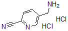 CAS#: 182291-88-9, 5-(Aminomethyl)-2-Pyridinecarbonitrile Hydrochloride (1:2)
