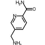 CAS 登录号：182292-13-3， 5-(氨基甲基)-2-吡啶甲酰胺