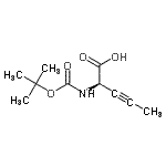 CAS#: 182495-27-8, (2R)-2-({[(2-Methyl-2-Propanyl)Oxy]Carbonyl}Amino)-3-Pentynoic Acid