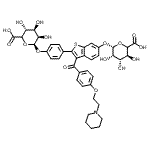 CAS 登录号：182507-20-6， 2-{4-[(5xi)-beta-L-来苏-吡喃己酮糖基氧基]苯基}-3-{4-[2-(1-哌啶基)乙氧基]苯甲酰基}-1-苯并噻吩-6-基(5xi)-beta-D-来苏-吡喃己酮糖苷酸