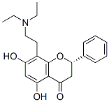 CAS 登录号：183051-60-7， (2S)-8-(2-二乙基氨基乙基)-5,7-二羟基-2-苯基色满-4-酮