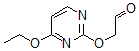 CAS 登录号：183232-39-5， [(4-乙氧基-嘧啶-2-基)氧基]-乙醛