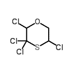 CAS#: 18327-91-8, 2,3,3,5-Tetrachloro-1,4-Oxathiane