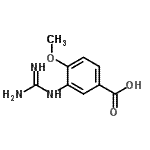 CAS 登录号：183430-56-0， 3-亚氨基甲酰胺基-4-甲氧基苯甲酸