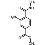 CAS 登录号：183431-11-0， 甲基3-氨基-4-(甲基氨基甲酰)苯甲酸酯