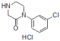 CAS 登录号：183500-94-9， 1-(3-氯苯基)哌嗪-2-酮盐酸盐