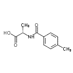 CAS 登录号：183559-35-5， N-(4-甲基苯甲酰)-L-丙氨酸