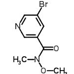 CAS#: 183608-47-1, 5-Bromo-N-Methoxy-N-Methylnicotinamide