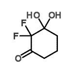 CAS#: 183742-86-1, 2,2-Difluoro-3,3-Dihydroxycyclohexanone