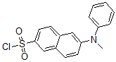 CAS#: 18392-55-7, N-Methyl-2-anilino-6-naphthalenesulfonyl chloride