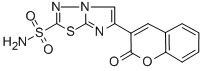 CAS#: 183999-59-9, 6-(2-Oxochromen-3-Yl)Imidazo[1,2-d][1,3,4]Thiadiazole-2-Sulfonamide