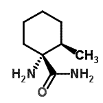 CAS 登录号：184035-03-8， (1R,2R)-1-氨基-2-甲基环己烷甲酰胺