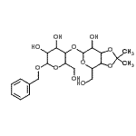 CAS 登录号：18404-72-3， 苄基4-O-(3,4-O-异亚丙基己糖吡喃糖苷)吡喃己糖苷