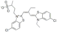 CAS#: 18426-55-6, 5-Chloro-2-[2-[(5-Chloro-3-Ethyl-3H-Benzothiazol-2-Ylidene)Methyl]But-1-Enyl]-3-(3-Sulphonatobutyl)Benzothiazolium inner salt