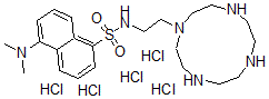 CAS#: 184537-03-9, 5-(Dimethylamino)-N-[2-(1,4,7,10-Tetraazacyclododec-1-Yl)Ethyl]-1-Naphthalenesulfonamide Hydrochloride(1:5)