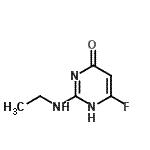 CAS#: 184648-50-8, 2-(Ethylamino)-6-Fluoro-4(1H)-Pyrimidinone