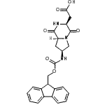CAS#: 184700-26-3, [(3S,7S,8aS)-7-{[(9H-Fluoren-9-Ylmethoxy)Carbonyl]Amino}-1,4-Dioxooctahydropyrrolo[1,2-a]Pyrazin-3-Yl]Acetic Acid