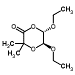 CAS#: 184761-17-9, (5S,6S)-5,6-Diethoxy-3,3-Dimethyl-1,4-Dioxan-2-One