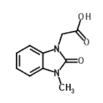 CAS#: 1848-90-4, (3-Methyl-2-Oxo-2,3-Dihydro-1H-Benzimidazol-1-Yl)Acetic Acid