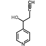 CAS#: 184827-11-0, 1-(4-Pyridinyl)-3-Butyn-1-Ol