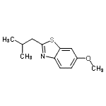 CAS#: 184835-96-9, 2-Isobutyl-6-Methoxy-1,3-Benzothiazole