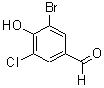 CAS#: 1849-76-9, 3-Bromo-5-Chloro-4-Hydroxybenzaldehyde