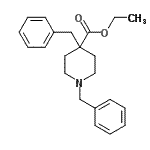 CAS#: 184900-16-1, Ethyl 1,4-Dibenzyl-4-Piperidinecarboxylate