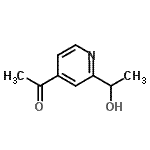 CAS#: 185220-30-8, 1-[2-(1-Hydroxyethyl)-4-Pyridinyl]Ethanone