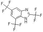 CAS 登录号：185412-89-9， 2,5,7-三(三氟甲基)-1H-苯并咪唑