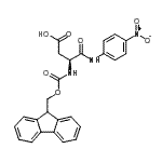 CAS 登录号：185547-52-8， N<sup>2</sup>-[(9H-芴-9-基甲氧基)羰基]-N-(4-硝基苯基)-L-alpha-天冬氨酰胺