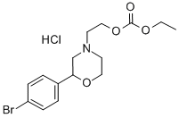 CAS#: 185759-08-4, 2-[2-(4-Bromophenyl)Morpholin-4-Yl]Ethyl Ethyl Carbonate Hydrochloride