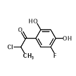 CAS#: 185843-78-1, 2-Chloro-1-(5-Fluoro-2,4-Dihydroxyphenyl)-1-Propanone