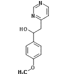 CAS#: 185848-10-6, 1-(4-Methoxyphenyl)-2-(4-Pyrimidinyl)Ethanol