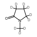 CAS 登录号：185964-60-7， 1-(<sup>2</sup>H<sub>3</sub>)甲基-2-(<sup>2</sup>H<sub>6</sub>)吡咯烷酮