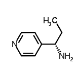 CAS#: 186029-03-8, (1S)-1-(4-Pyridinyl)-1-Propanamine