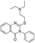 CAS 登录号：18619-72-2， 2-[[2-(二乙基氨基)乙基]硫代]-3-苯基喹唑啉-4(3H)-酮
