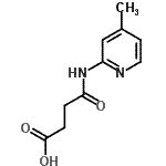 CAS#: 186320-23-0, 4-[(4-Methyl-2-Pyridinyl)Amino]-4-Oxobutanoic Acid