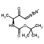 CAS#: 186521-98-2, 2-Methyl-2-Propanyl [(2S)-4-Diazo-3-Oxo-2-Butanyl]Carbamate