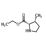 CAS 登录号：186586-71-0， 乙基(3R)-3-甲基-L-脯氨酸酯