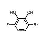 CAS#: 186589-83-3, 3-Bromo-6-Fluoro-1,2-Benzenediol