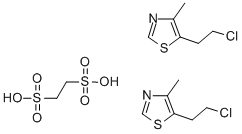 CAS 登录号：1867-58-9， 氯美噻唑乙烷-1,2-二磺酸酯