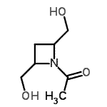 CAS#: 186752-07-8, 1-[2,4-Bis(Hydroxymethyl)-1-Azetidinyl]Ethanone