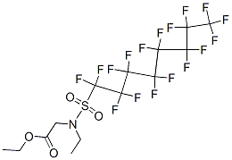 CAS#: 1869-77-8, Ethyl N-Ethyl-N-[(Heptadecafluorooctyl)Sulphonyl]Glycinate